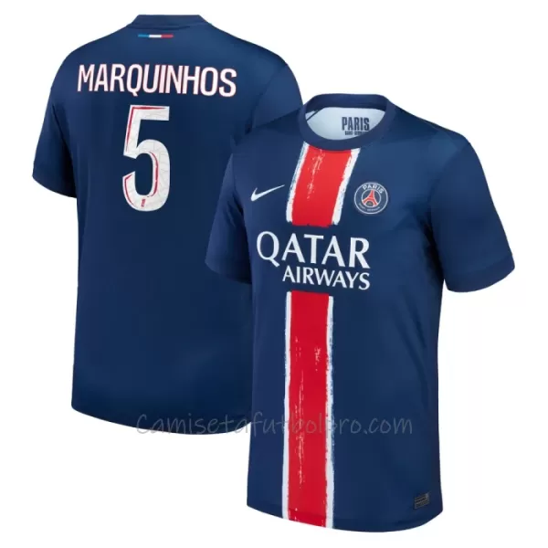 Camiseta Paris Saint-Germain Marquinhos 5 Hombre 1ª Equipación 24/25