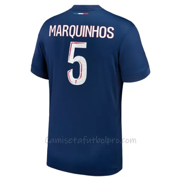 Camiseta Paris Saint-Germain Marquinhos 5 Hombre 1ª Equipación 24/25