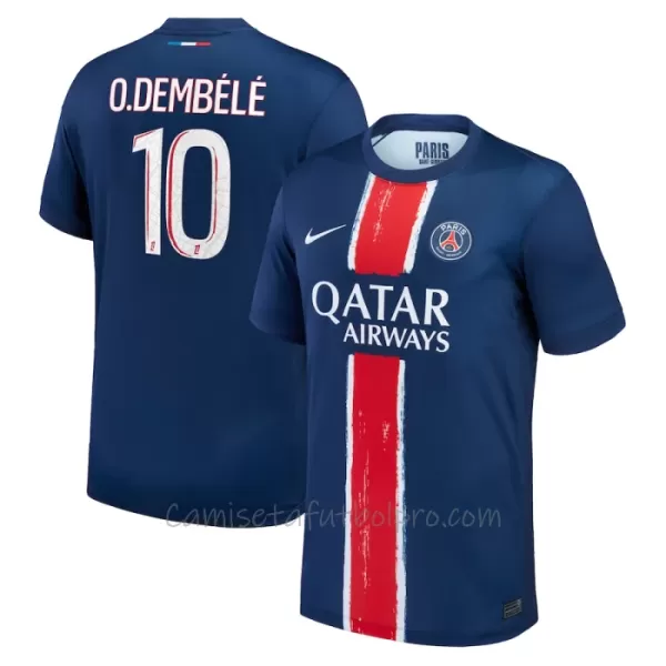 Camiseta Paris Saint-Germain Ousmane Dembélé 10 Hombre 1ª Equipación 24/25