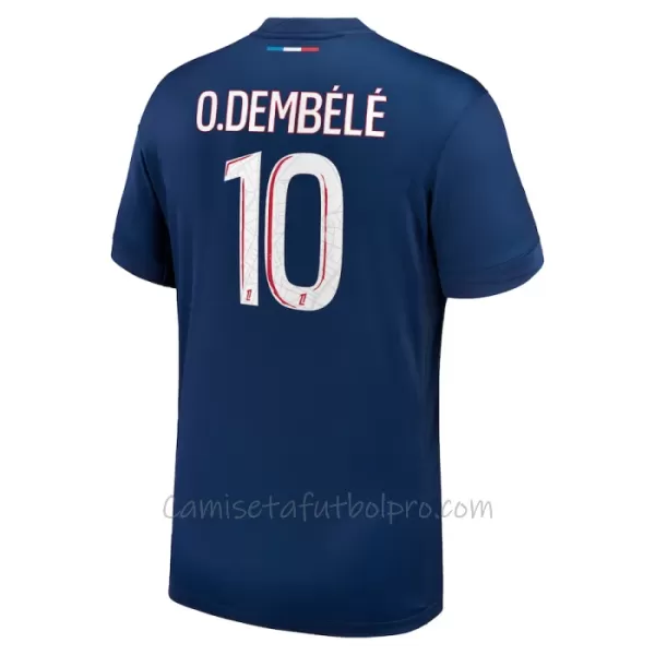 Camiseta Paris Saint-Germain Ousmane Dembélé 10 Hombre 1ª Equipación 24/25