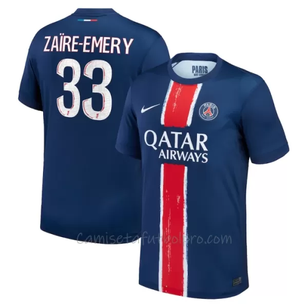 Camiseta Paris Saint-Germain Zaire Emery 33 Hombre 1ª Equipación 24/25