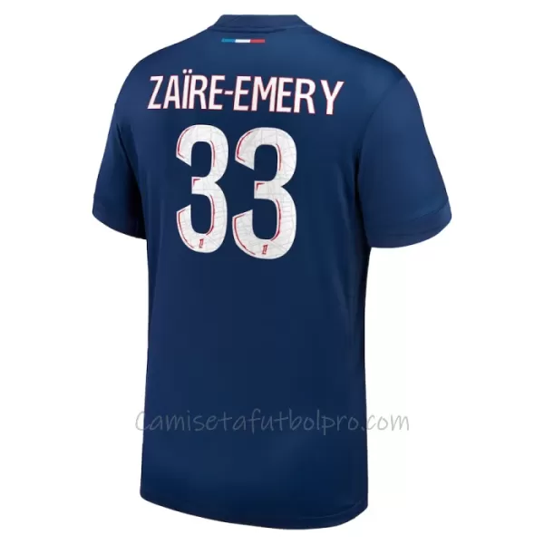 Camiseta Paris Saint-Germain Zaire Emery 33 Hombre 1ª Equipación 24/25