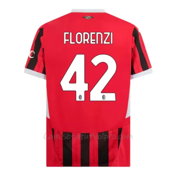 Camiseta AC Milan Florenzi 42 Hombre 1ª Equipación 24/25