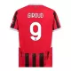 Camiseta AC Milan Olivier Giroud 9 Hombre 1ª Equipación 24/25