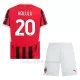 Camiseta AC Milan Pierre Kalulu 20 Niños 1ª Equipación 24/25