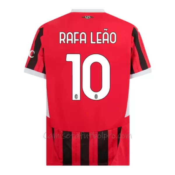 Camiseta AC Milan Rafael Leão 10 Hombre 1ª Equipación 24/25