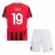 Camiseta AC Milan Theo Hernández 19 Niños 1ª Equipación 24/25