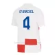 Camiseta Croacia Josko Gvardiol 4 Hombre 1ª Equipación Eurocopa 2024