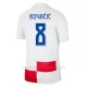 Camiseta Croacia Mateo Kovacic 8 Hombre 1ª Equipación Eurocopa 2024