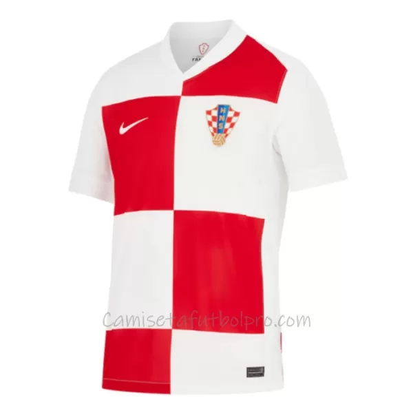 Camiseta Croacia Mateo Kovacic 8 Hombre 1ª Equipación Eurocopa 2024