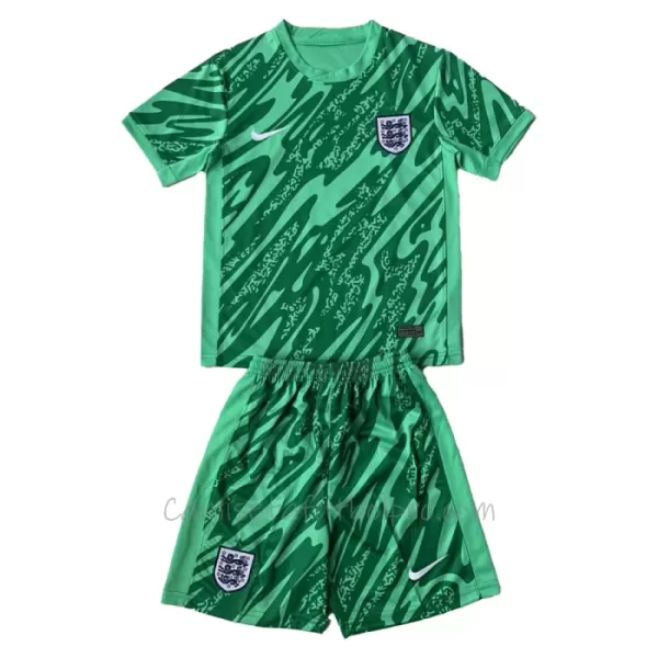 Camiseta Portero Inglaterra Niños Eurocopa 2024 Verde