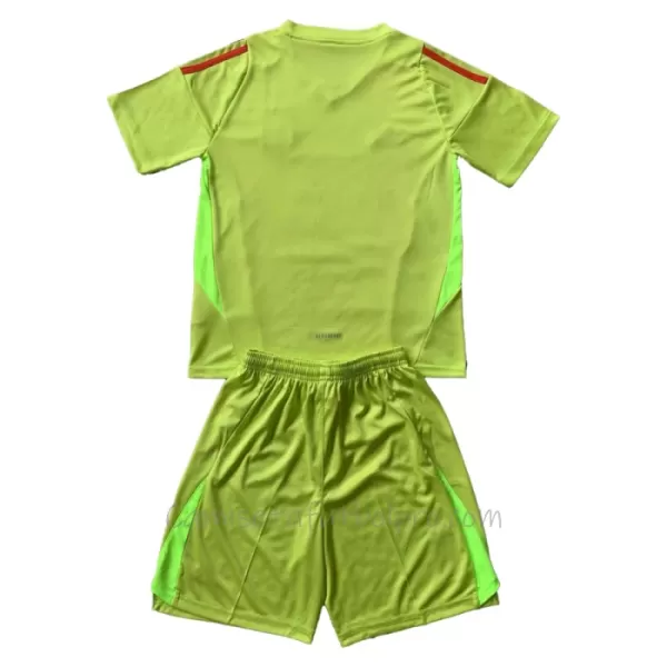 Camiseta Portero Italia Niños Eurocopa 2024 Amarillo