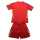 Camiseta Portero Italia Niños Eurocopa 2024 Rojo