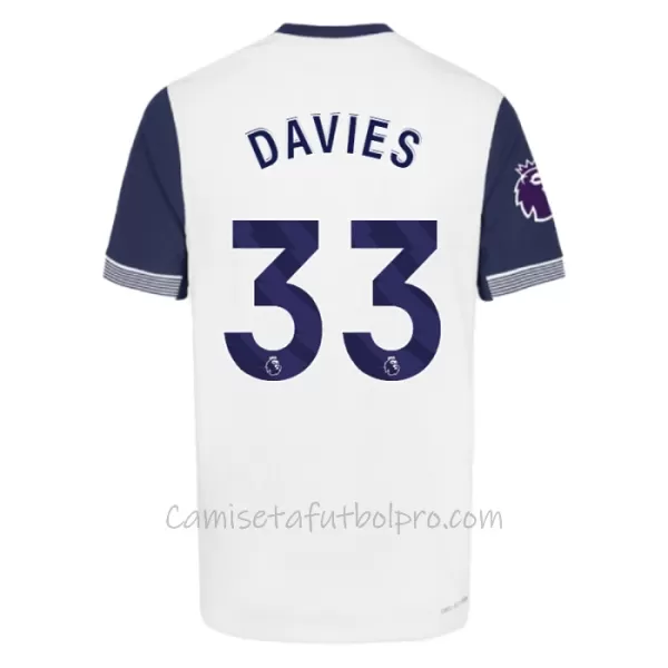 Camiseta Tottenham Hotspur Alphonso Davies 33 Hombre 1ª Equipación 24/25