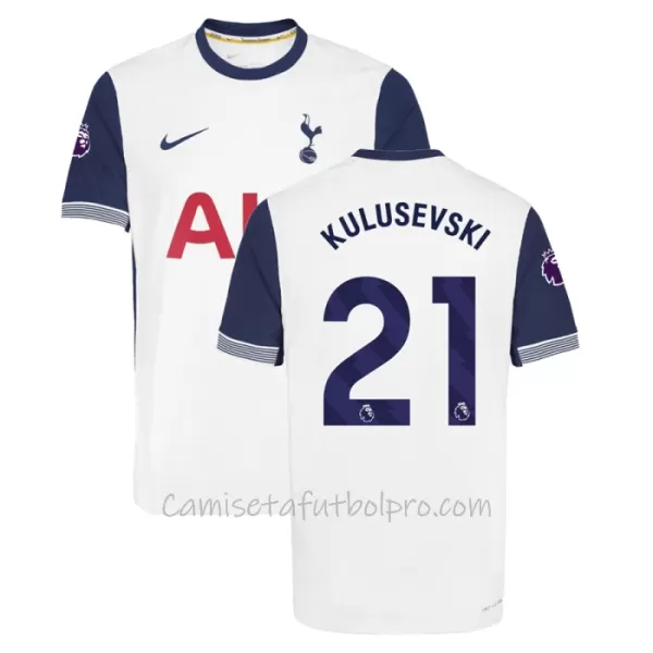 Camiseta Tottenham Hotspur Dejan Kulusevski 21 Hombre 1ª Equipación 24/25