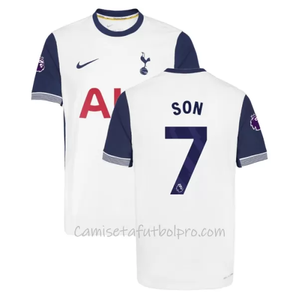 Camiseta Tottenham Hotspur Heung-min Son 7 Hombre 1ª Equipación 24/25