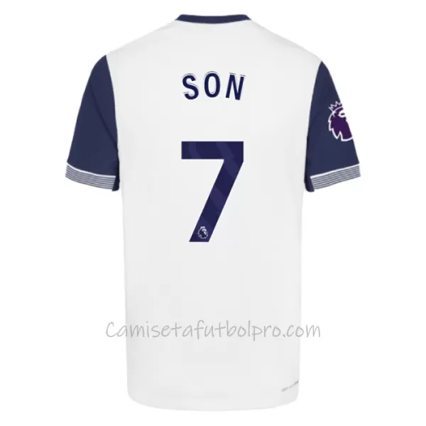 Camiseta Tottenham Hotspur Heung-min Son 7 Niños 1ª Equipación 24/25