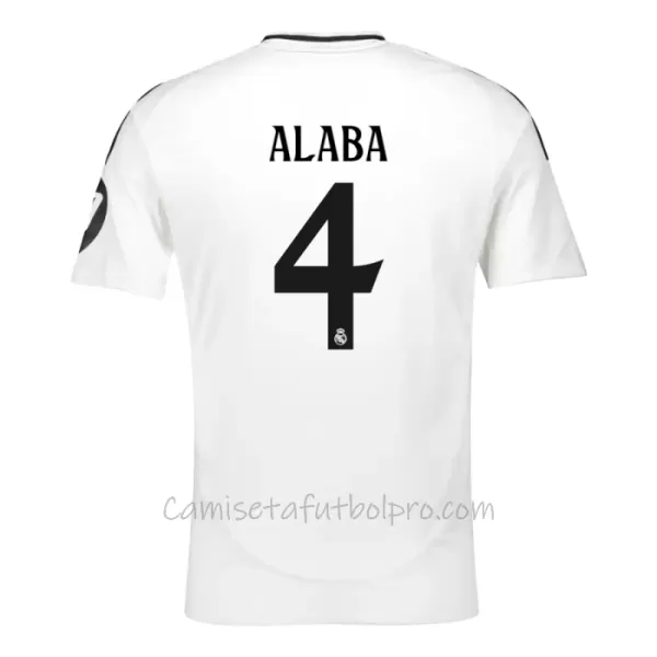 Camiseta Real Madrid David Alaba 4 Hombre 1ª Equipación 24/25