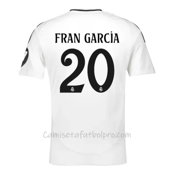 Camiseta Real Madrid Fran Garcia 20 Hombre 1ª Equipación 24/25