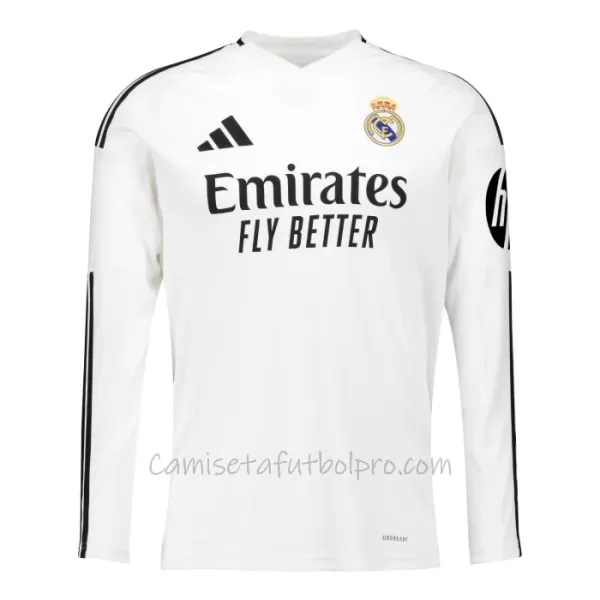 Camiseta Real Madrid Hombre 1ª Equipación 24/25 Manga Larga