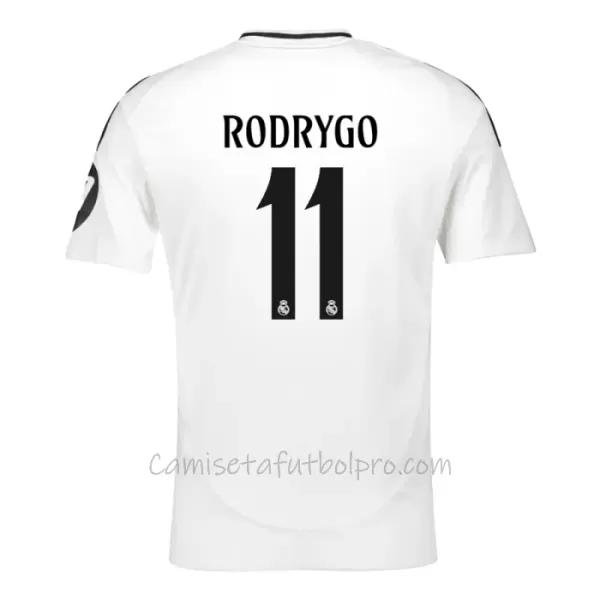 Camiseta Real Madrid Rodrygo Goes 11 Hombre 1ª Equipación 24/25