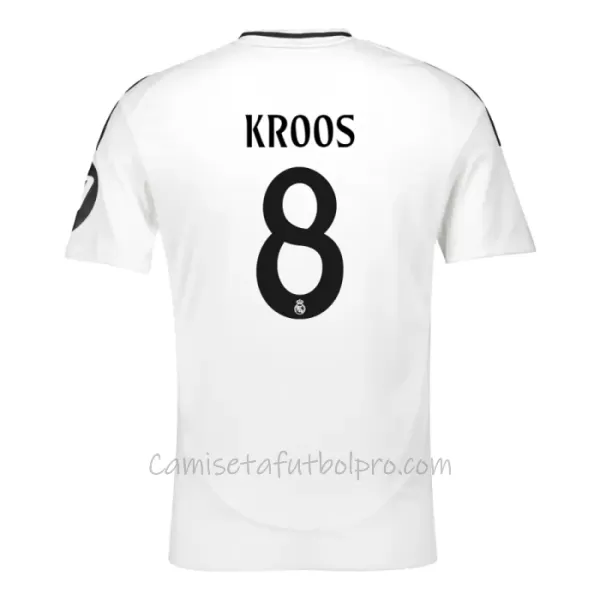 Camiseta Real Madrid Toni Kroos 8 Hombre 1ª Equipación 24/25