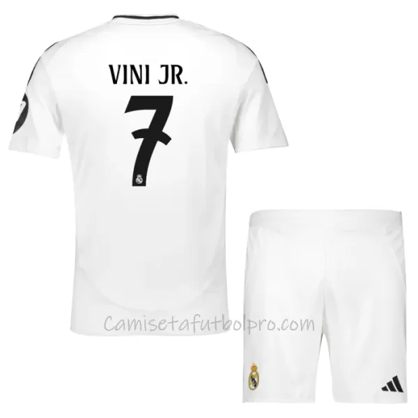 Camiseta Real Madrid Vinicius Junior 7 Niños 1ª Equipación 24/25