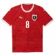 Camiseta Austria David Alaba 8 Hombre 1ª Equipación Eurocopa 2024