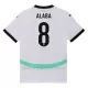 Camiseta Austria David Alaba 8 Hombre 2ª Equipación Eurocopa 2024