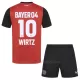 Camiseta Bayer 04 Leverkusen Florian Wirtz 10 Niños 1ª Equipación 24/25