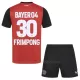 Camiseta Bayer 04 Leverkusen Jeremie Frimpong 30 Niños 1ª Equipación 24/25