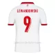 Camiseta Polonia Robert Lewandowski 9 Hombre 1ª Equipación Eurocopa 2024