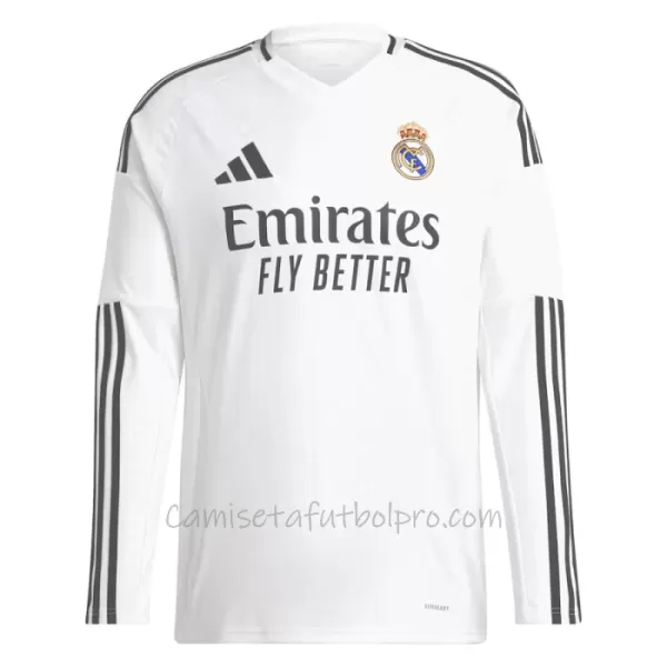 Camiseta Real Madrid Jude Bellingham 5 Hombre 1ª Equipación 24/25 Manga Larga