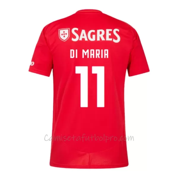 Camiseta SL Benfica Ángel Di María 11 Hombre 1ª Equipación 24/25