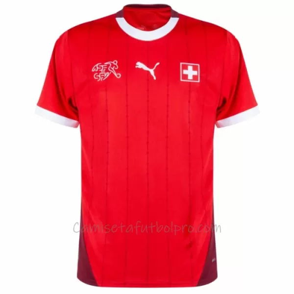 Camiseta Suiza Xhaka 10 Hombre 1ª Equipación Eurocopa 2024