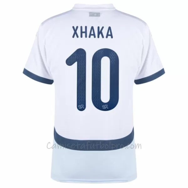 Camiseta Suiza Xhaka 10 Hombre 2ª Equipación Eurocopa 2024