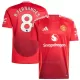 Camiseta Manchester United Bruno Fernandes 8 Hombre 1ª Equipación 24/25