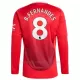 Camiseta Manchester United Bruno Fernandes 8 Hombre 1ª Equipación 24/25 Manga Larga