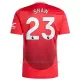 Camiseta Manchester United Luke Shaw 23 Hombre 1ª Equipación 24/25