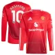 Camiseta Manchester United Marcus Rashford 10 Hombre 1ª Equipación 24/25 Manga Larga