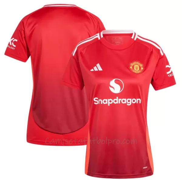 Camiseta Manchester United Mujer 1ª Equipación 24/25