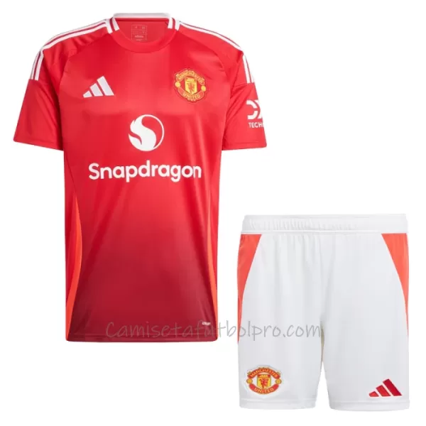 Camiseta Manchester United Niños 1ª Equipación 24/25