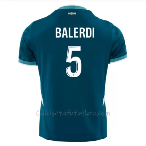 Camiseta Olympique de Marseille Balerdi 5 Hombre 2ª Equipación 24/25