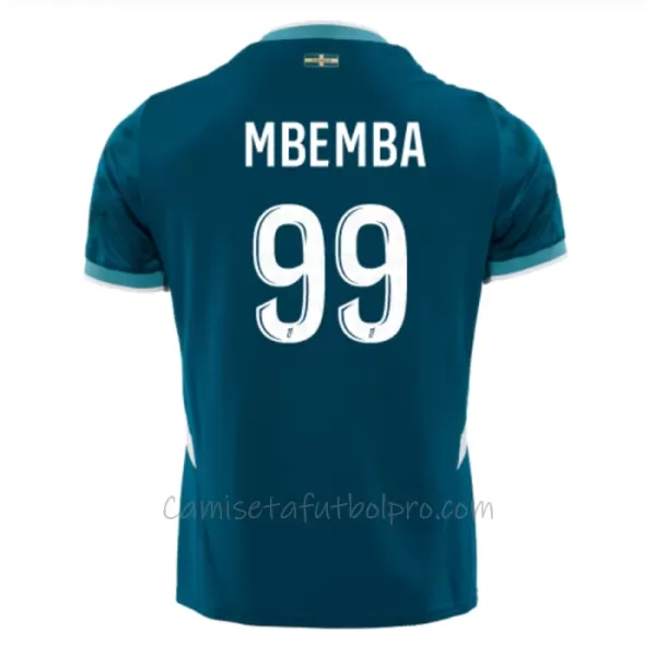 Camiseta Olympique de Marseille Mbemba 99 Hombre 2ª Equipación 24/25