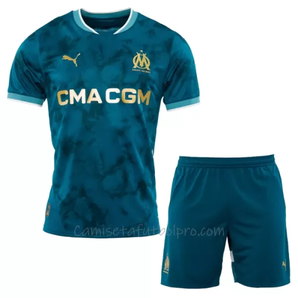 Camiseta Olympique de Marseille Niños 2ª Equipación 24/25