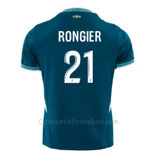 Camiseta Olympique de Marseille Rongier 21 Hombre 2ª Equipación 24/25