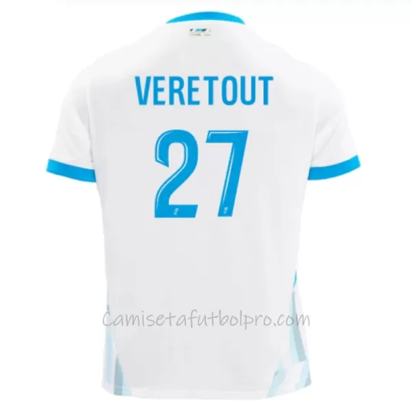 Camiseta Olympique de Marseille Veretout 27 Hombre 1ª Equipación 24/25