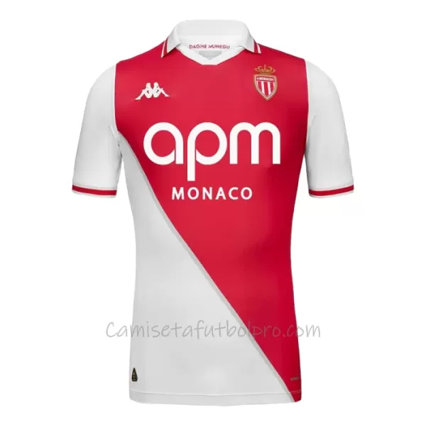 Camiseta AS Monaco Hombre 1ª Equipación 24/25