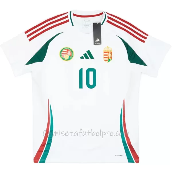 Camiseta Hungría Szoboszlai 10 Hombre 2ª Equipación Eurocopa 2024