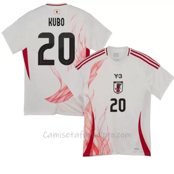 Camiseta Japón Kubo 20 Hombre 2ª Equipación 24/25